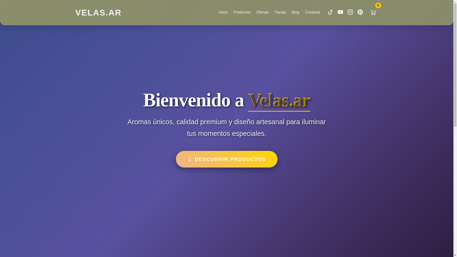 website screenshot of https://tienda-test-velas-ar.pages.dev/