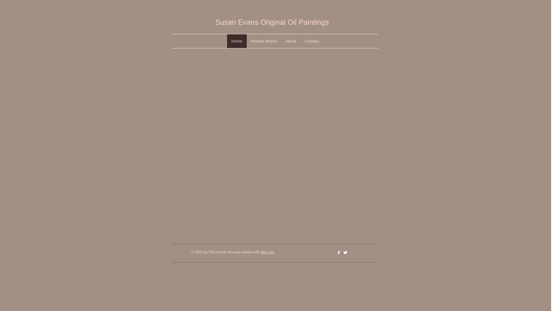 website screenshot of https://susanevansart.net/