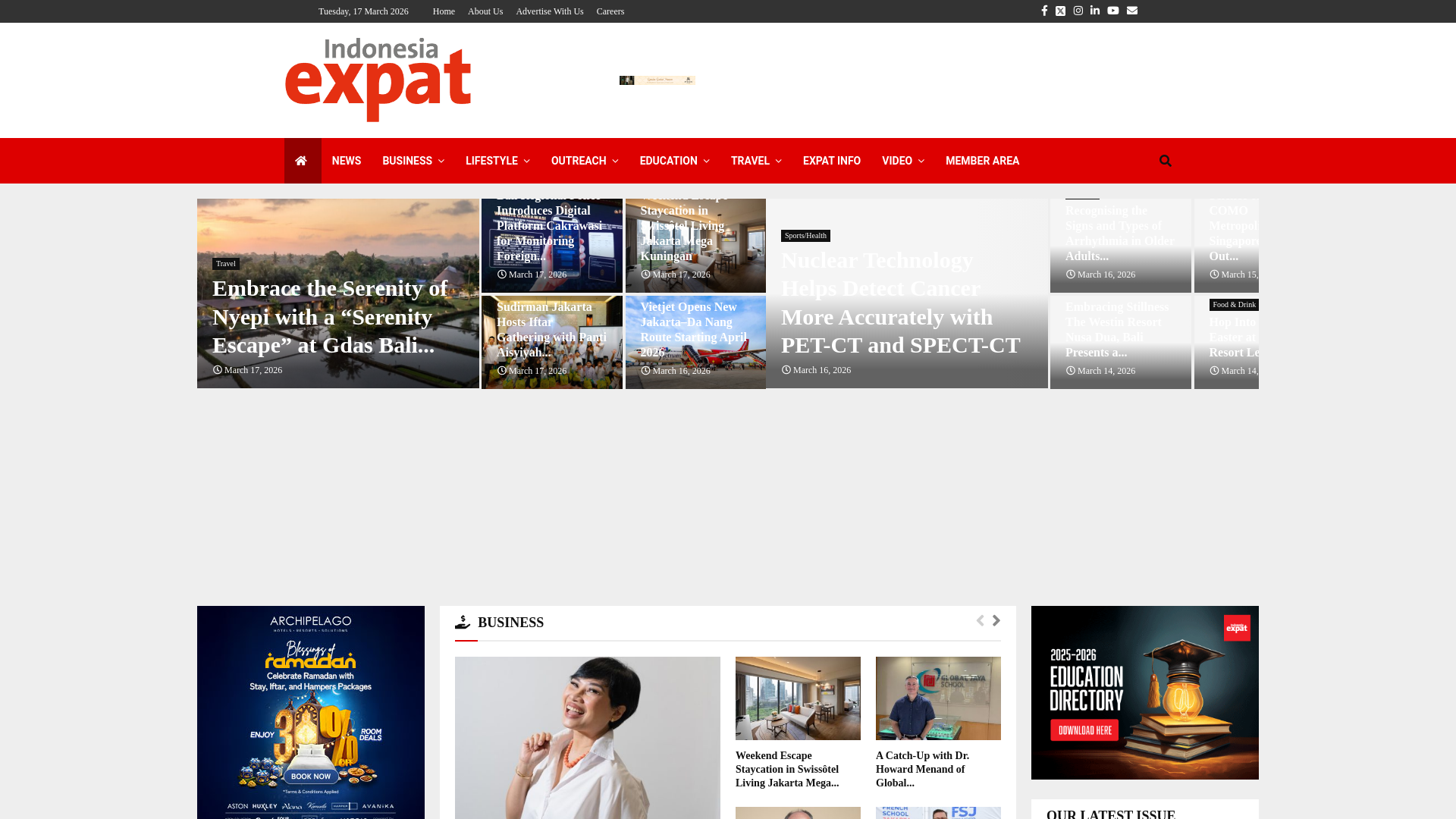 website screenshot of https://indonesiaexpat.id