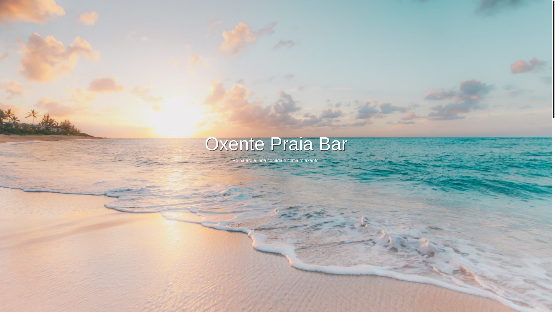 website screenshot of https://oxentepraiabar.com.br/