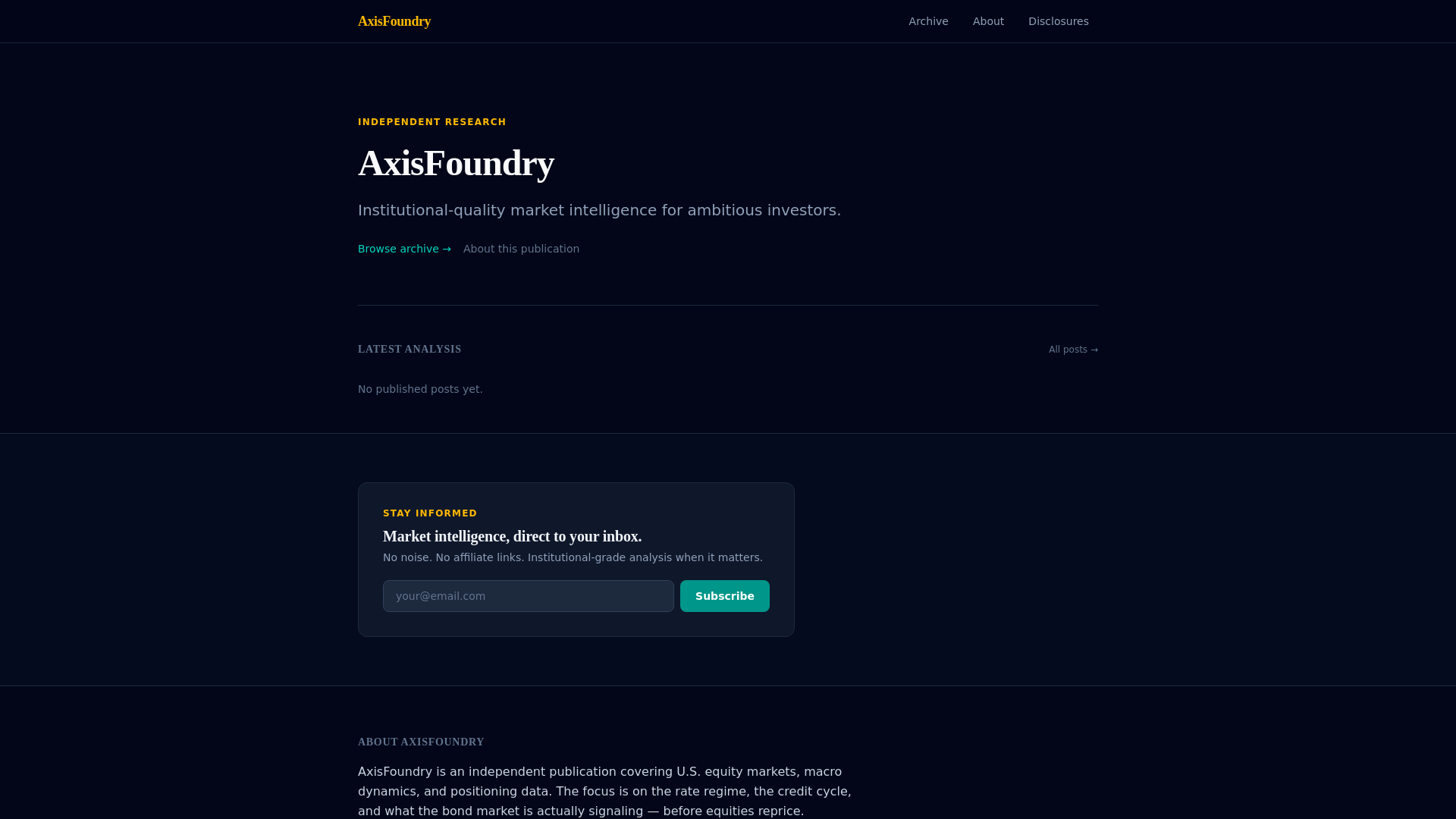 website screenshot of https://axisfoundry-site.pages.dev/