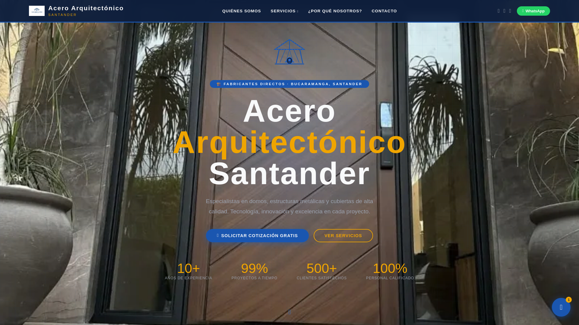 website screenshot of https://acerosarquitectonicossantander.pages.dev/