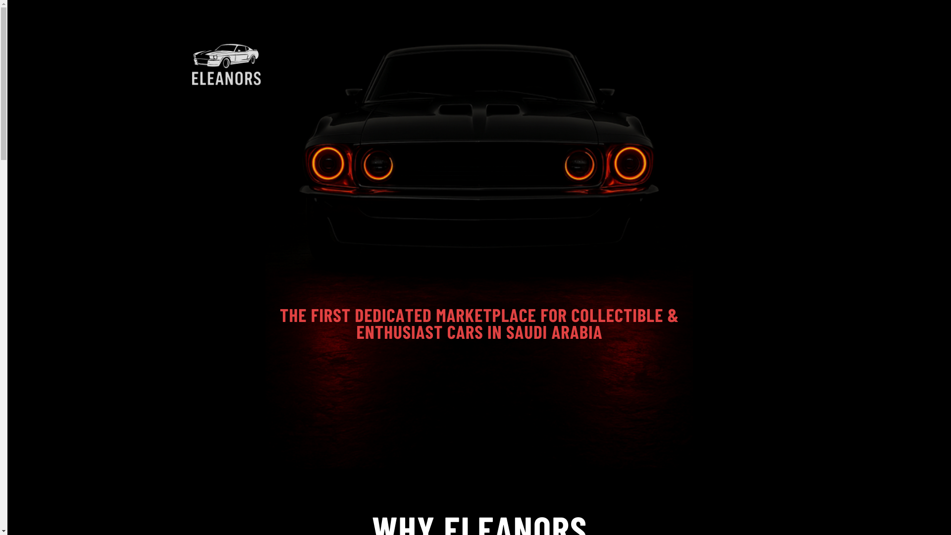 website screenshot of https://eleanors.me/