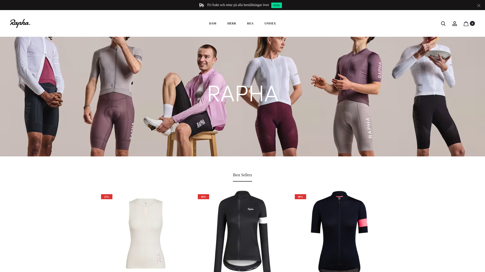 website screenshot of https://raphasverige.com/