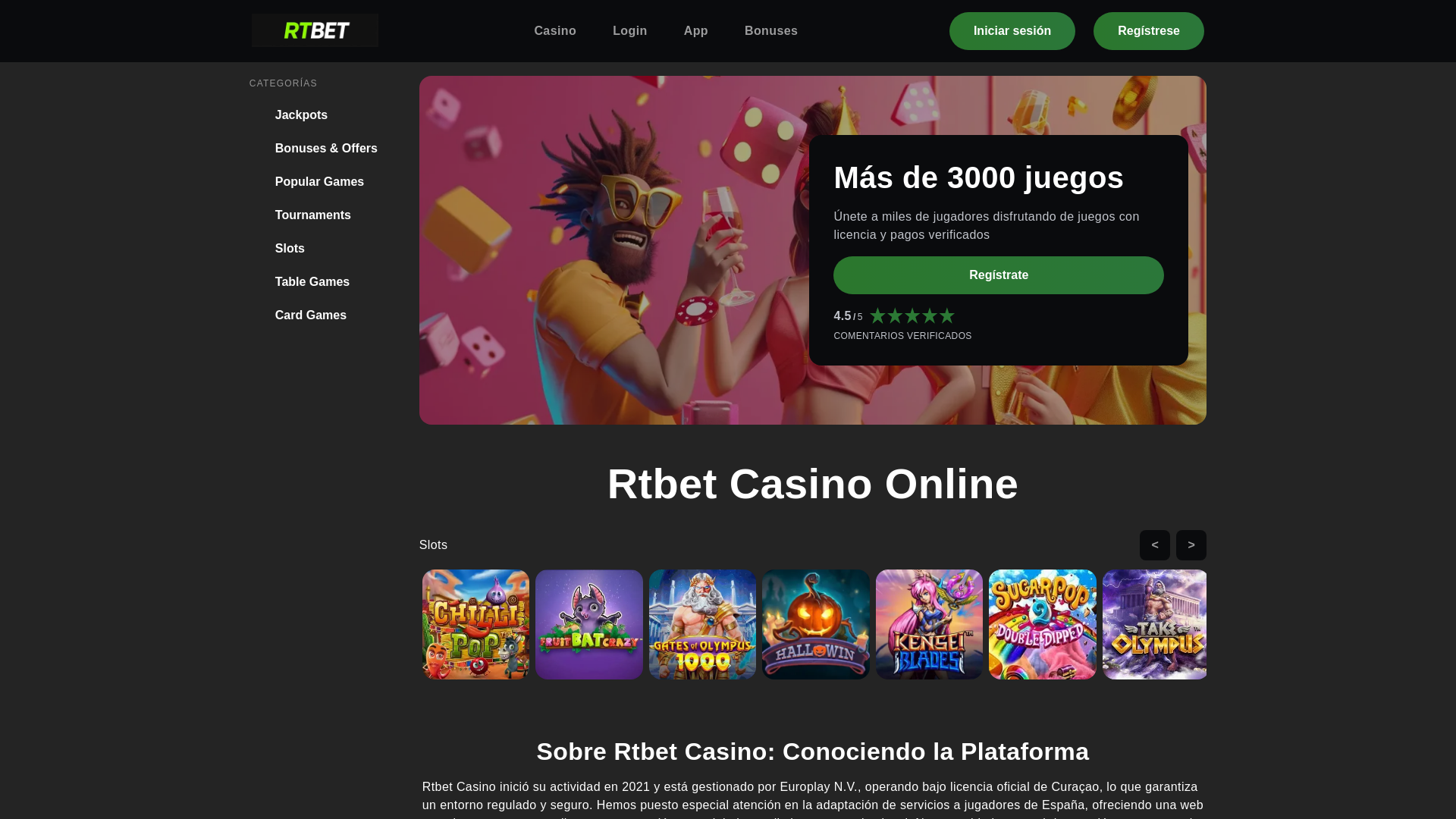 website screenshot of https://rtbetcasinospain-com.pages.dev/