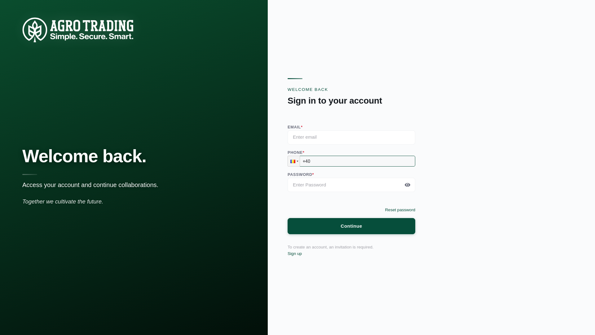 website screenshot of https://agrotrading-i3.pages.dev/