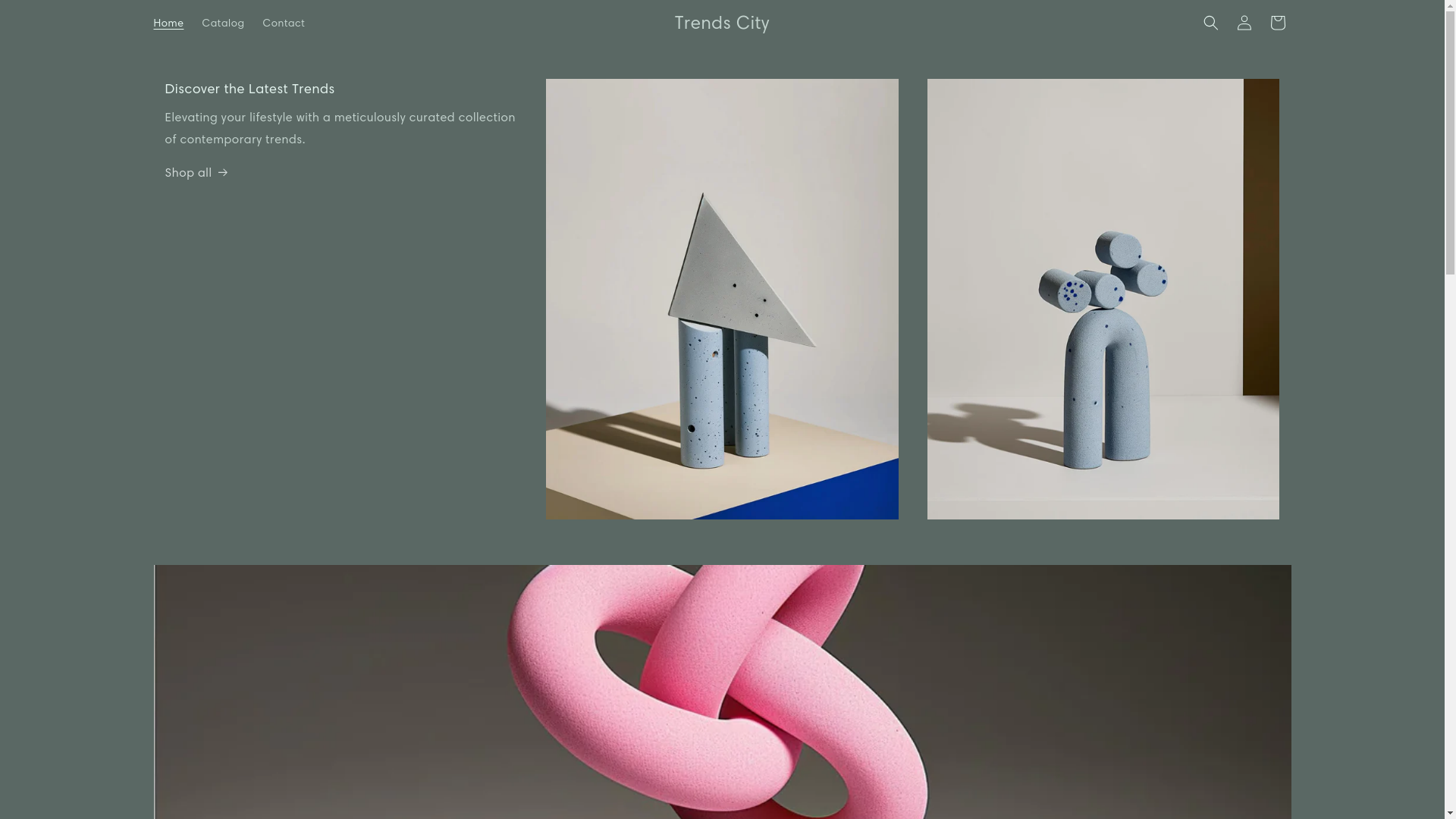 website screenshot of https://trendscitycom.store/