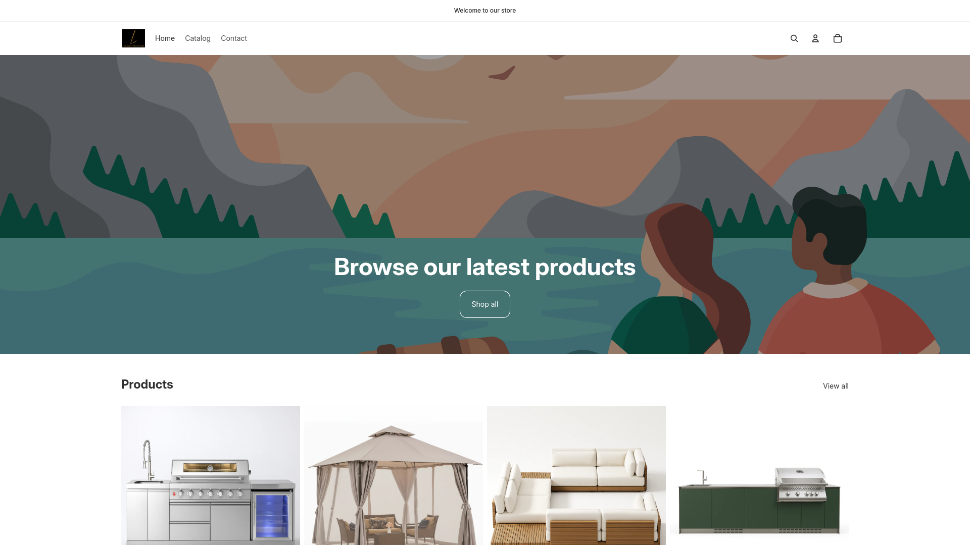 website screenshot of https://luxbackyardspaces.com/