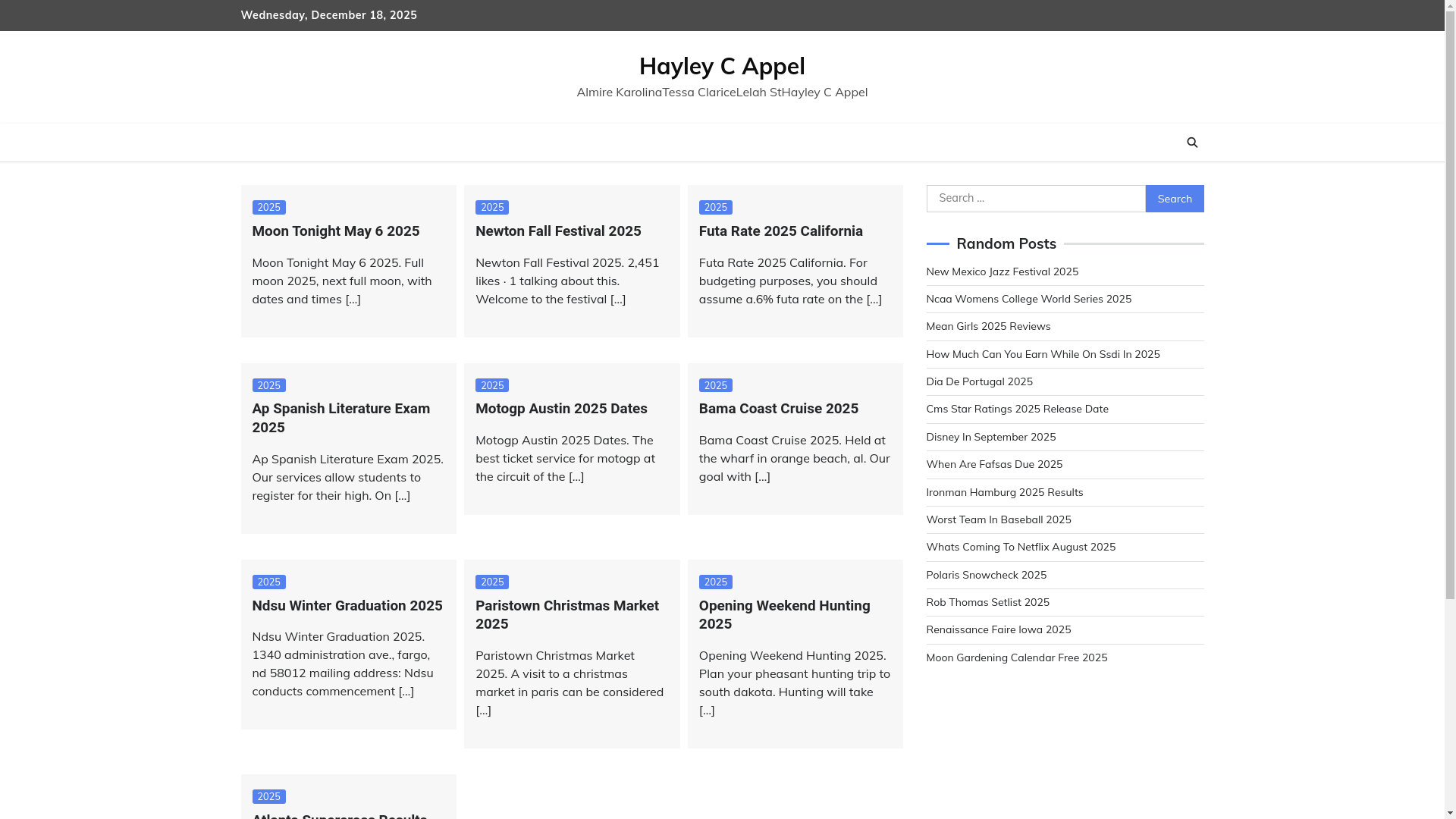 website screenshot of https://hayleycappel.pages.dev/