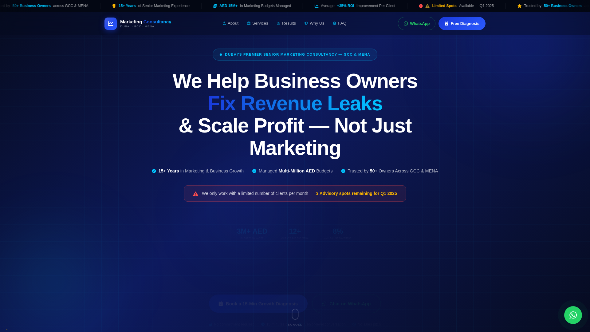website screenshot of https://marketing-consultancydubai.com
