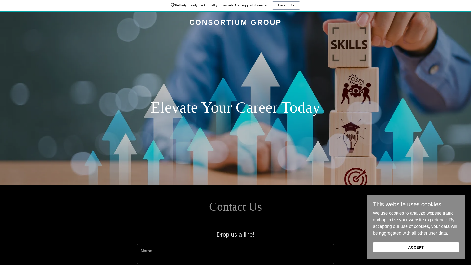 website screenshot of https://getrheacap.com/