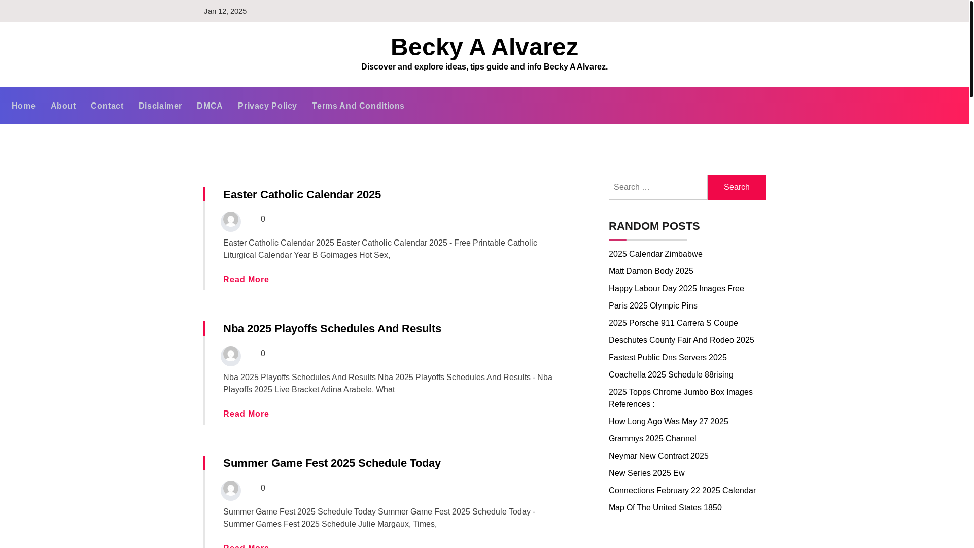 website screenshot of https://beckyaalvarezd.pages.dev/