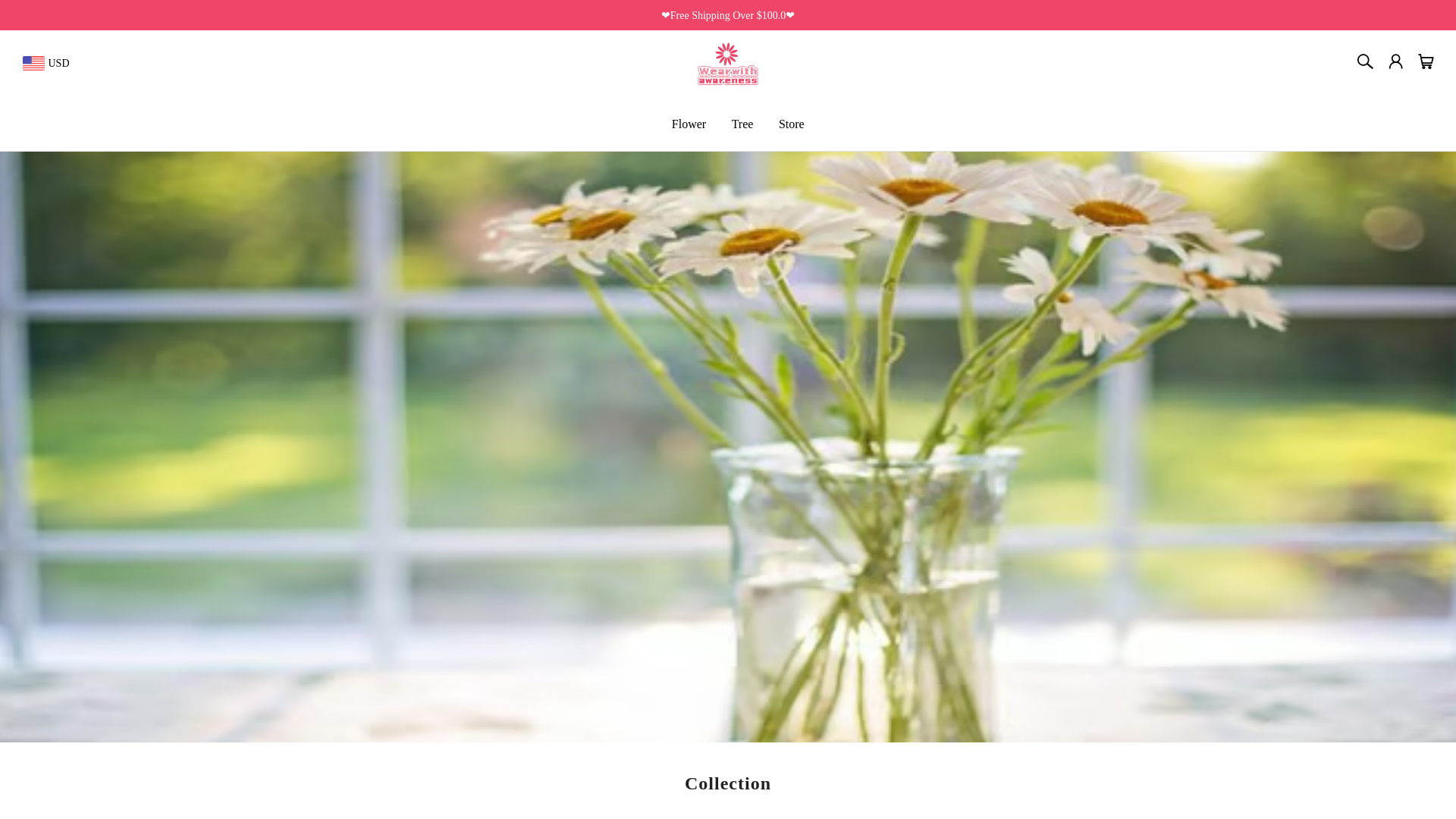 website screenshot of https://wearwithawareness.com