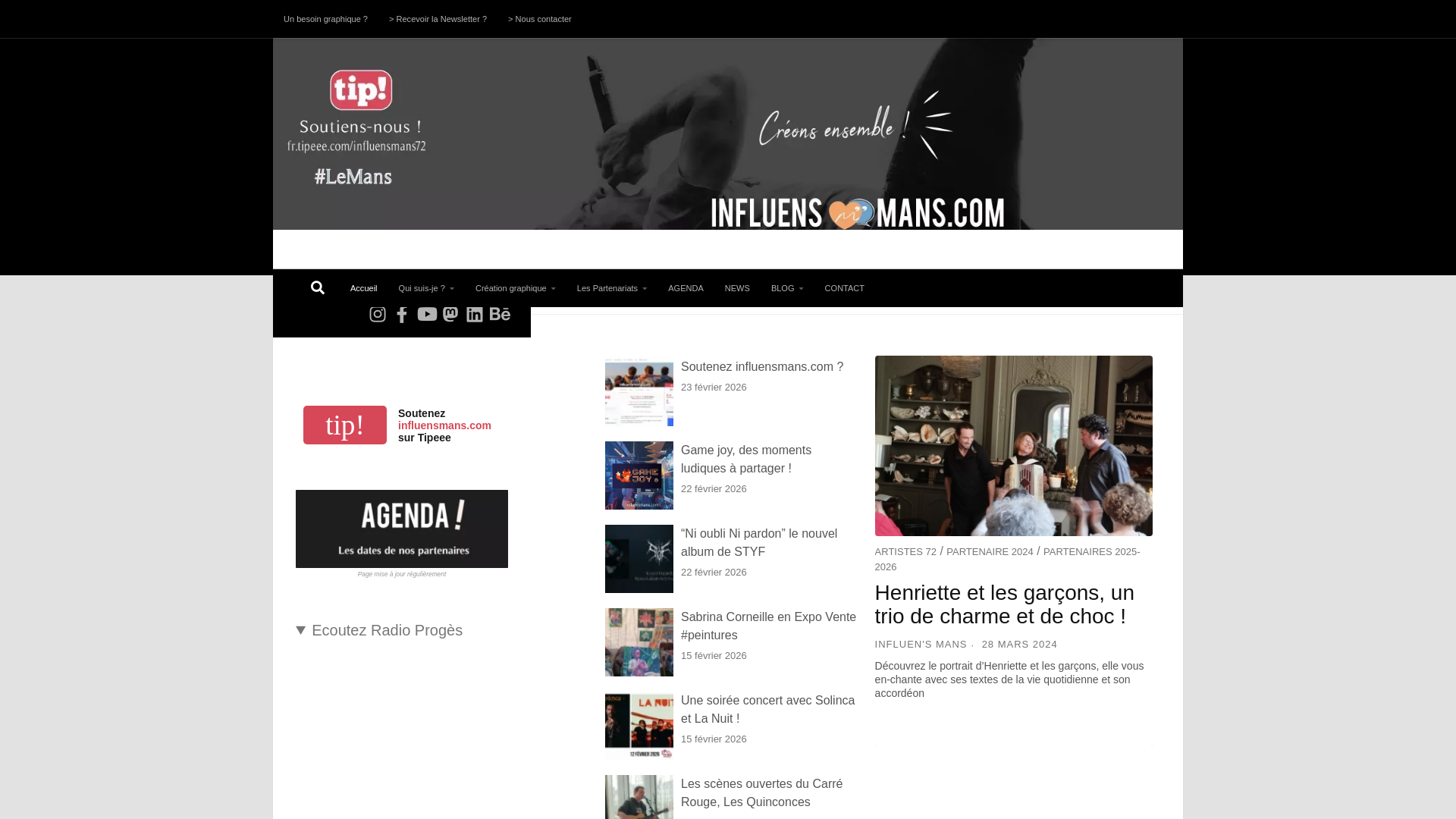 website screenshot of https://alinegcreations.fr/