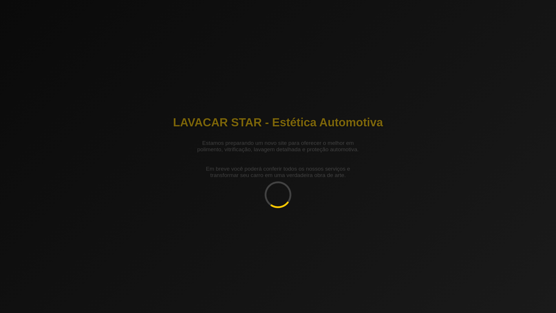 website screenshot of https://lavacarstar.com.br/