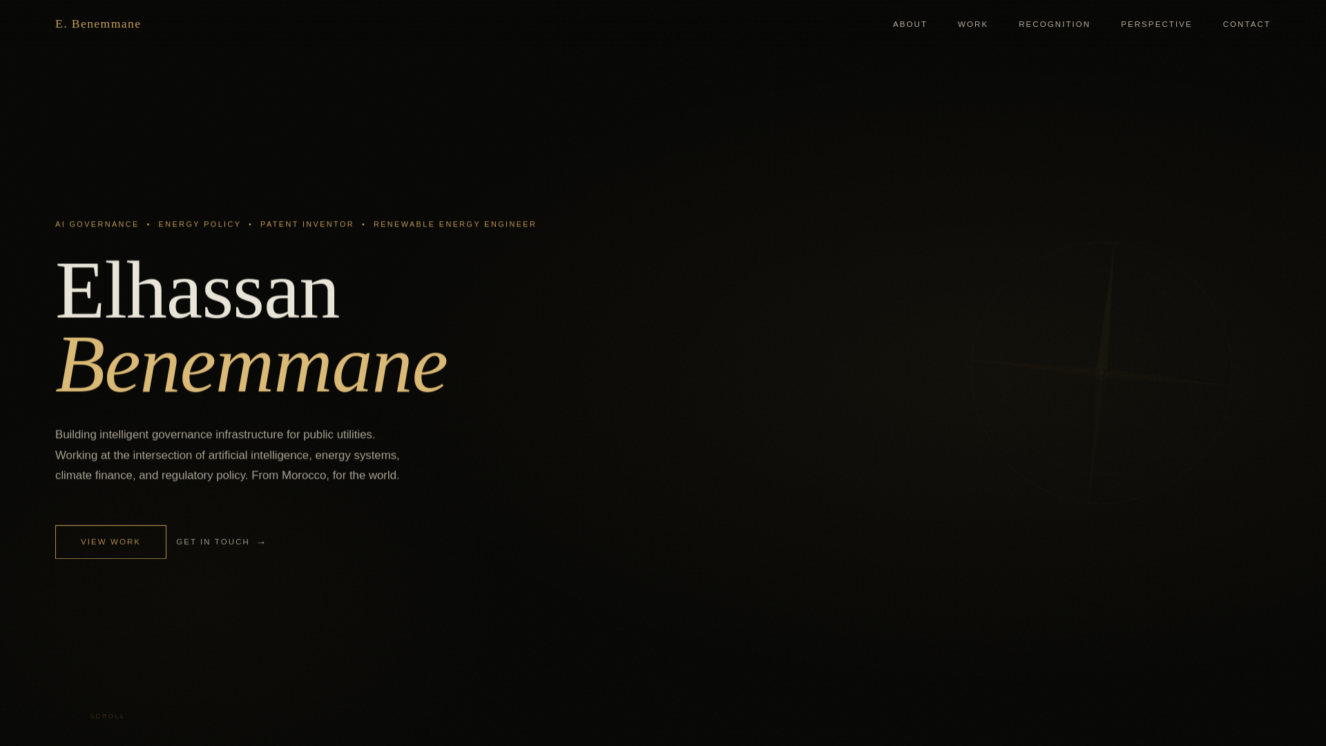 website screenshot of https://elhassan-benemmane.com/