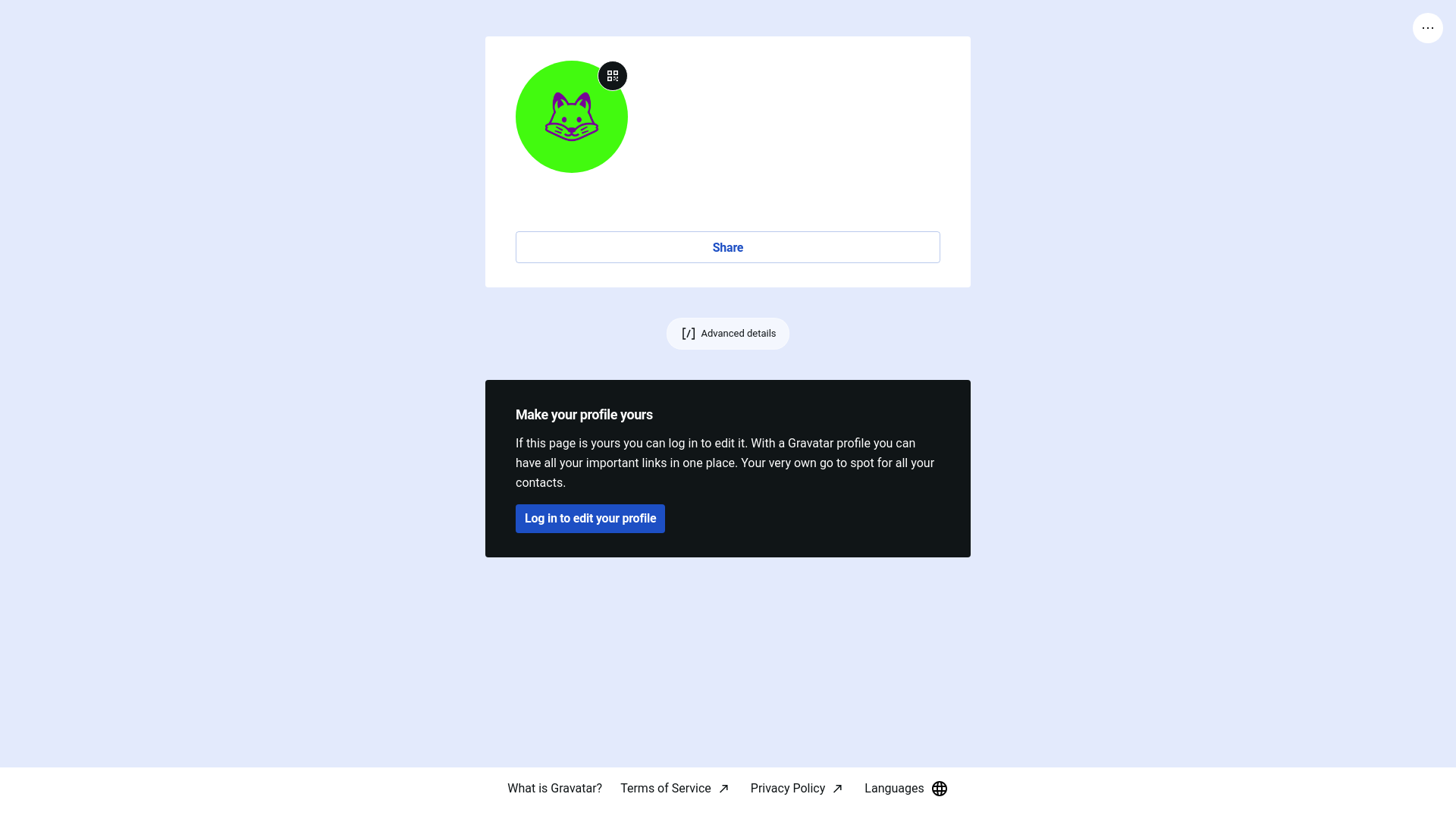 website screenshot of https://kiran.bio/