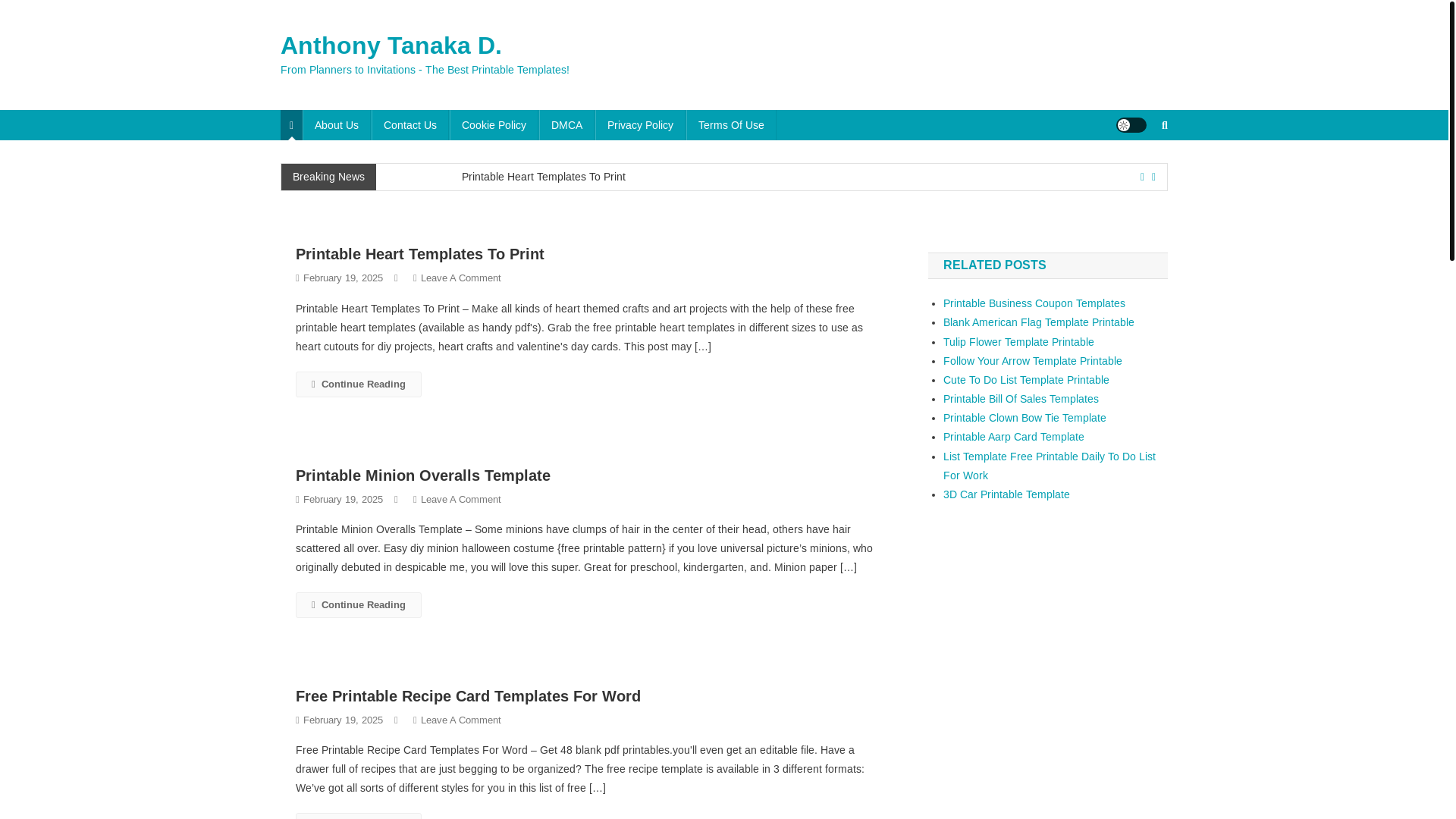 website screenshot of https://anthonytanakad.pages.dev/