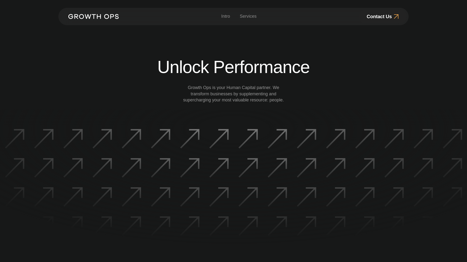 website screenshot of https://growthopsdirect.work