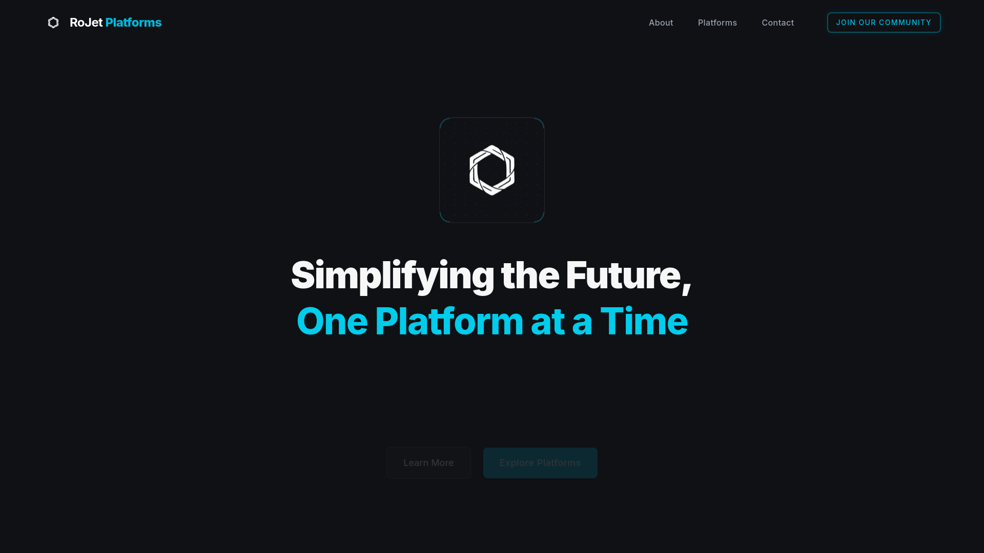 website screenshot of https://rojet-platforms-web.pages.dev/