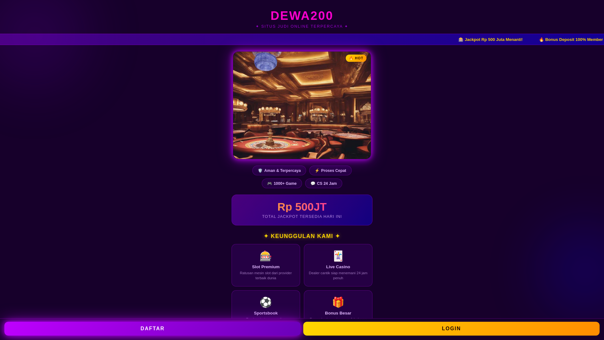 website screenshot of https://dewa200-login.pages.dev/