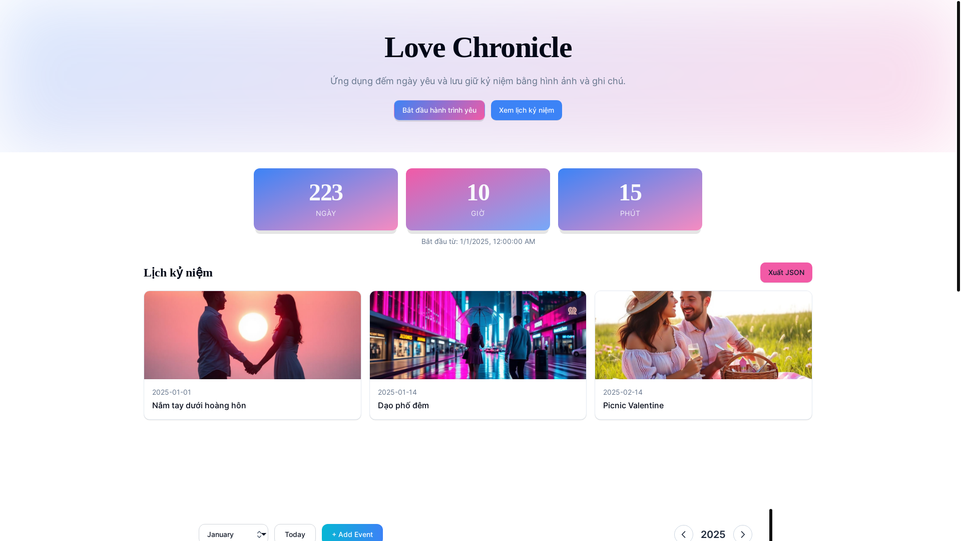 website screenshot of https://love-chronicle-bliss.pages.dev/