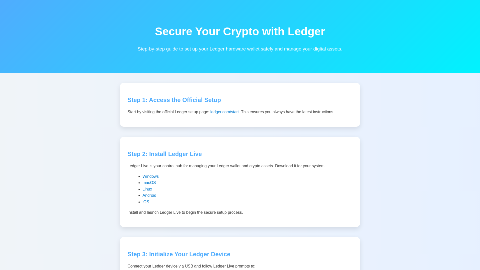 website screenshot of https://istart-ledgrcom.pages.dev