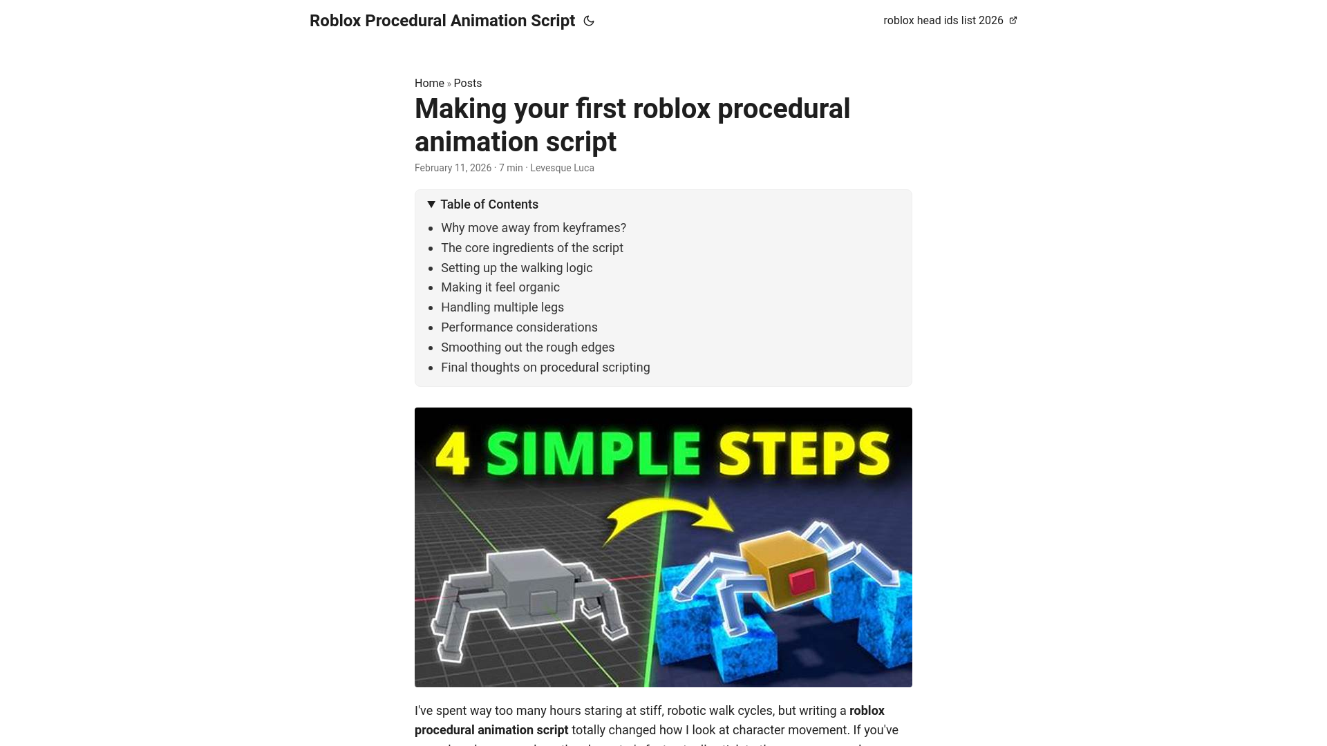 website screenshot of https://roblox-procedural-animation-script.pages.dev/