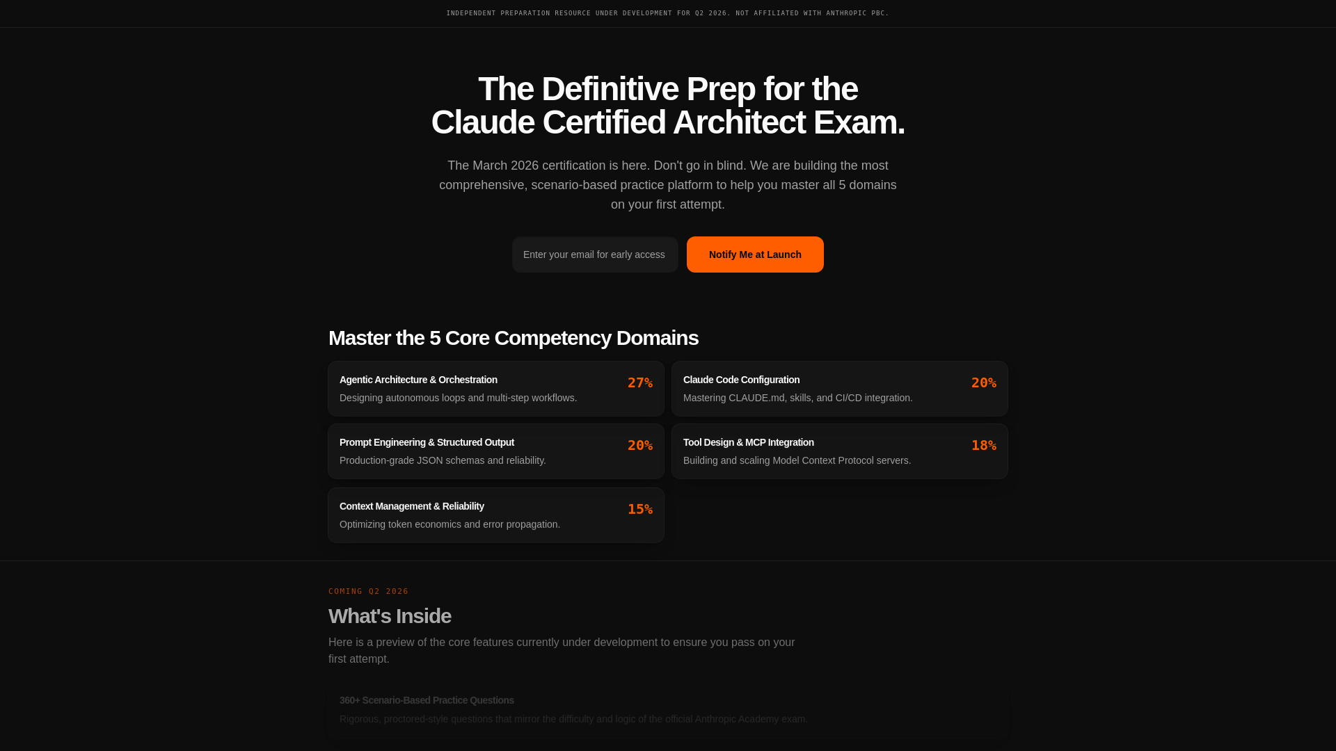 website screenshot of https://claudecertifiedpartner.com/