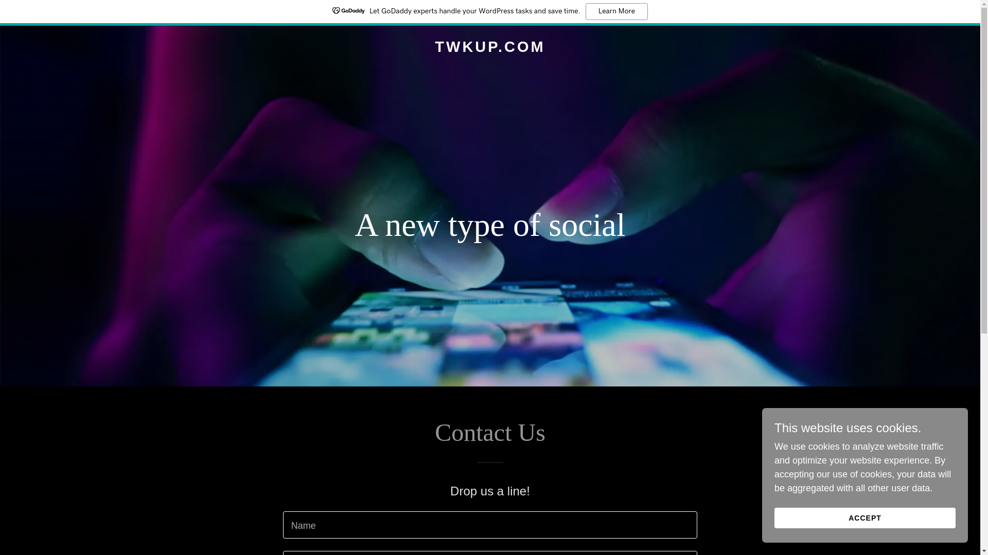 website screenshot of https://twkup.com/