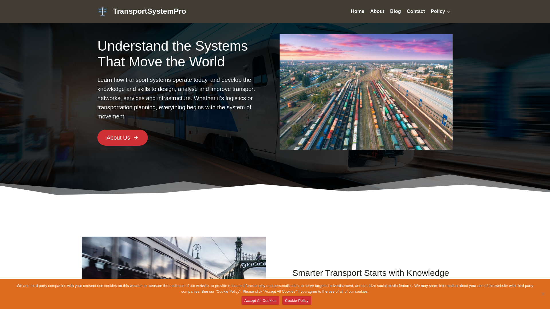 website screenshot of https://transportsystempro.com/