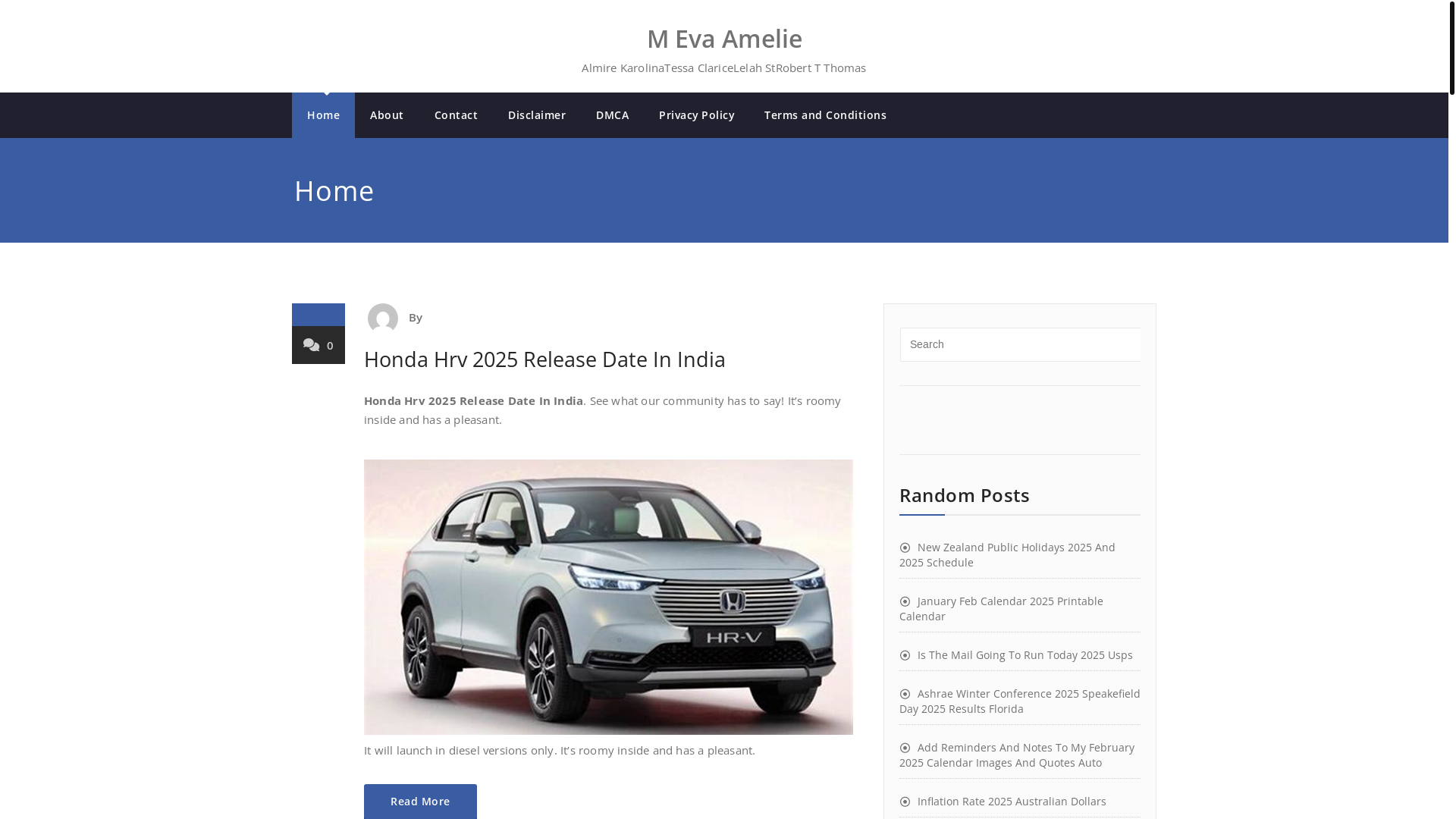 website screenshot of https://mevaamelie.pages.dev/