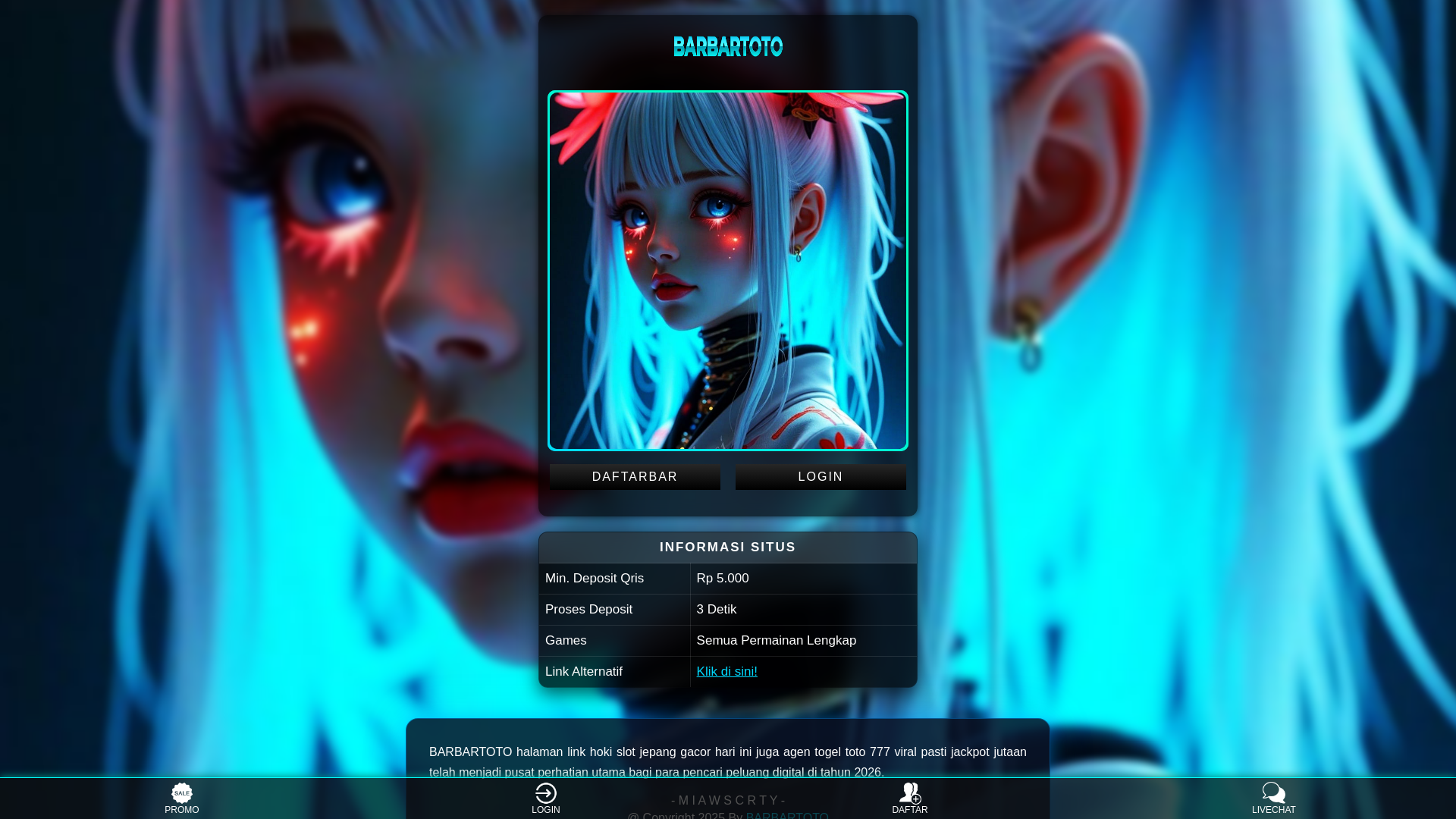 website screenshot of https://mamaudahla.pages.dev/