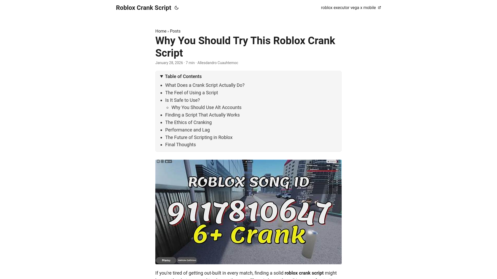 website screenshot of https://roblox-crank-script.pages.dev/