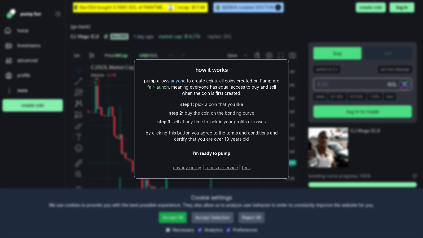 website screenshot of https://pump.fun/coin/J1xPNXbK6comnUgjdbcPTNgsMqxXu3cUgNvzvFu8pump?include-nsfw=true