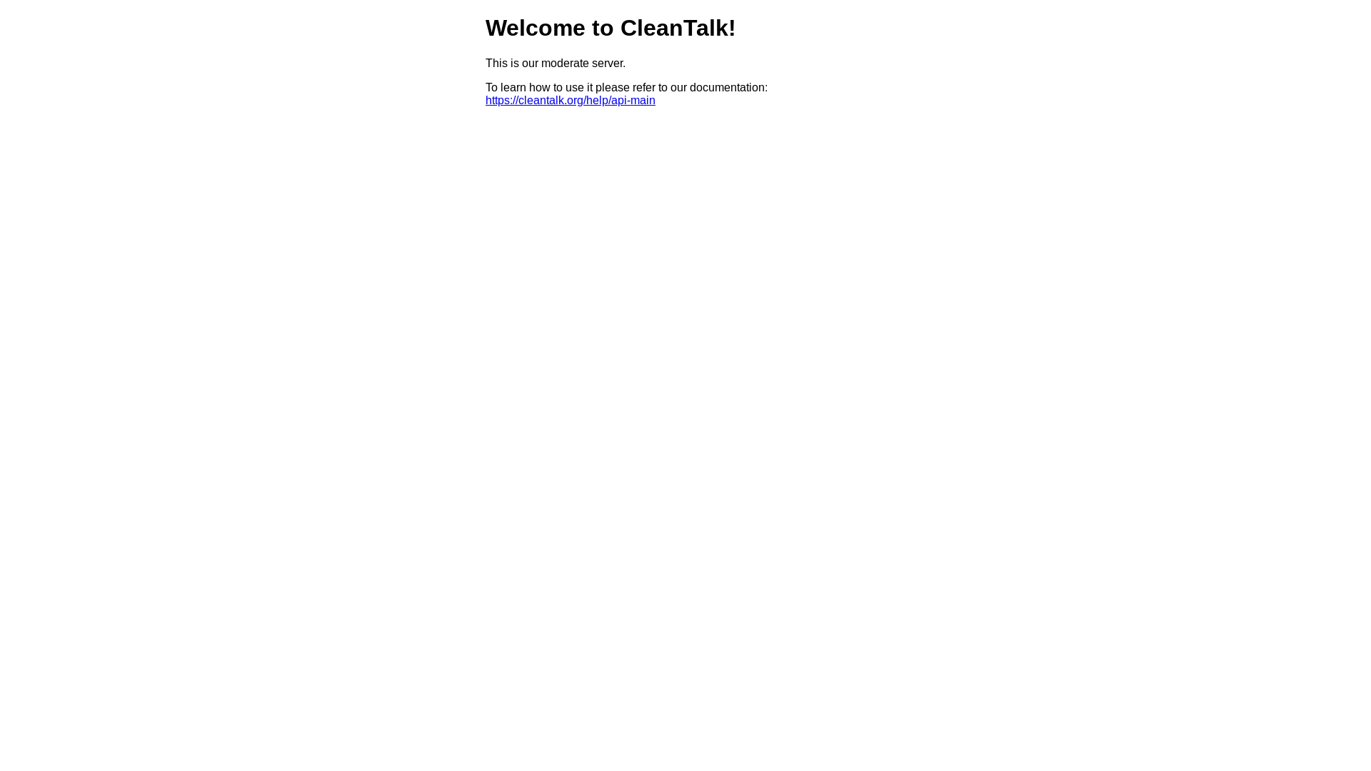 website screenshot of https://moderate.cleantalk.org/