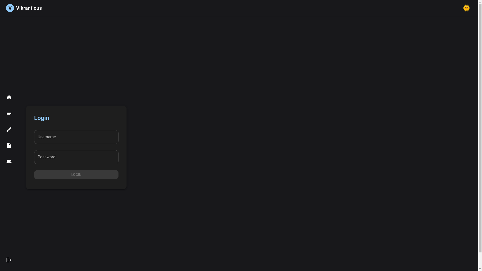 website screenshot of https://vikrantious.pages.dev/