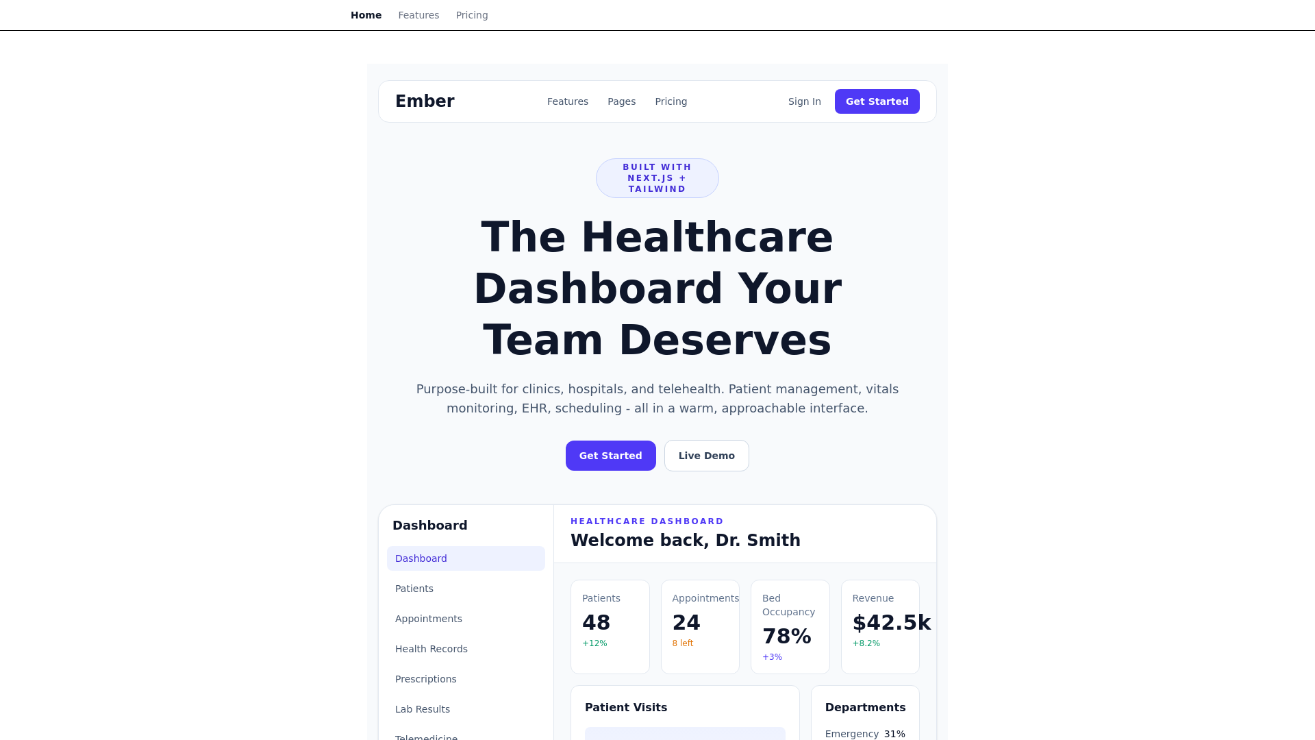 website screenshot of https://doct-site-rwj47l.pages.dev/