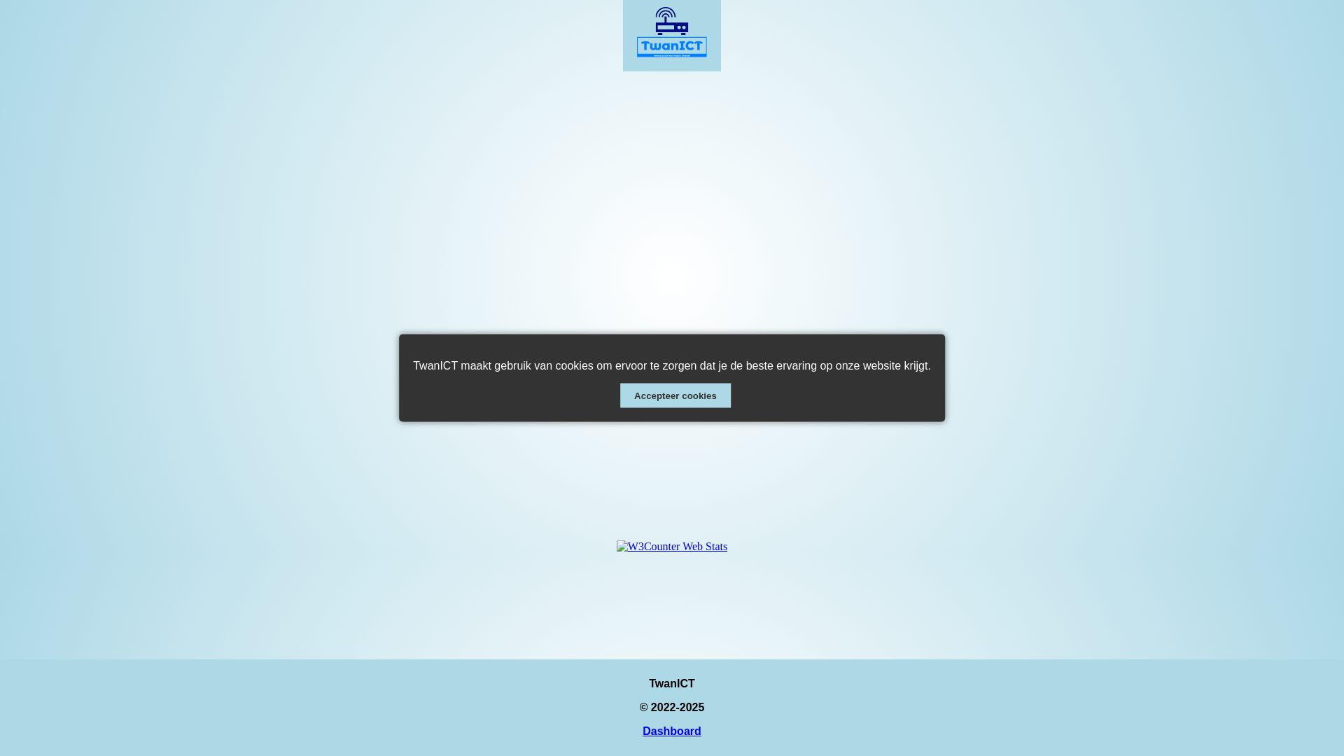 website screenshot of https://twanict.pages.dev/