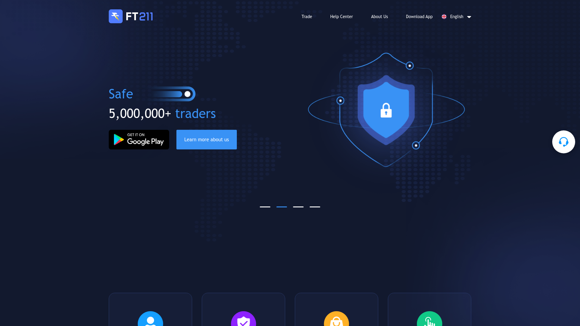 website screenshot of https://www.ft211.com/en-US