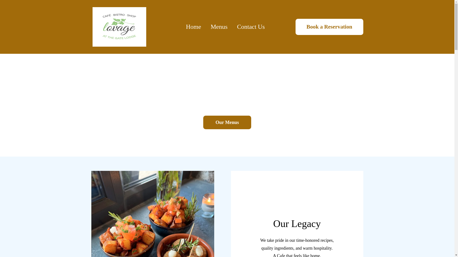 website screenshot of https://lovageatthegatelodge.com/
