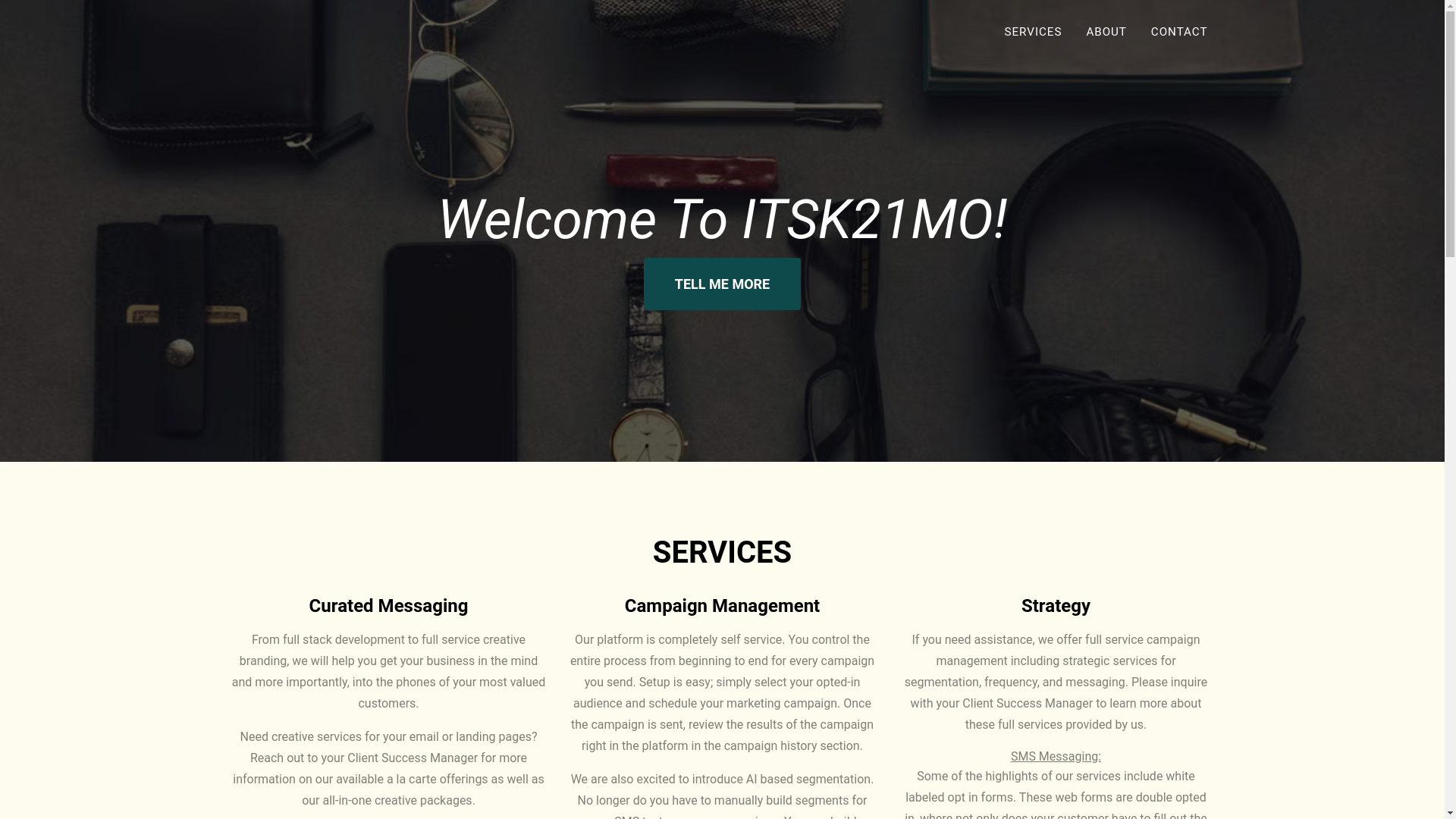 website screenshot of https://itsk21mo.com/