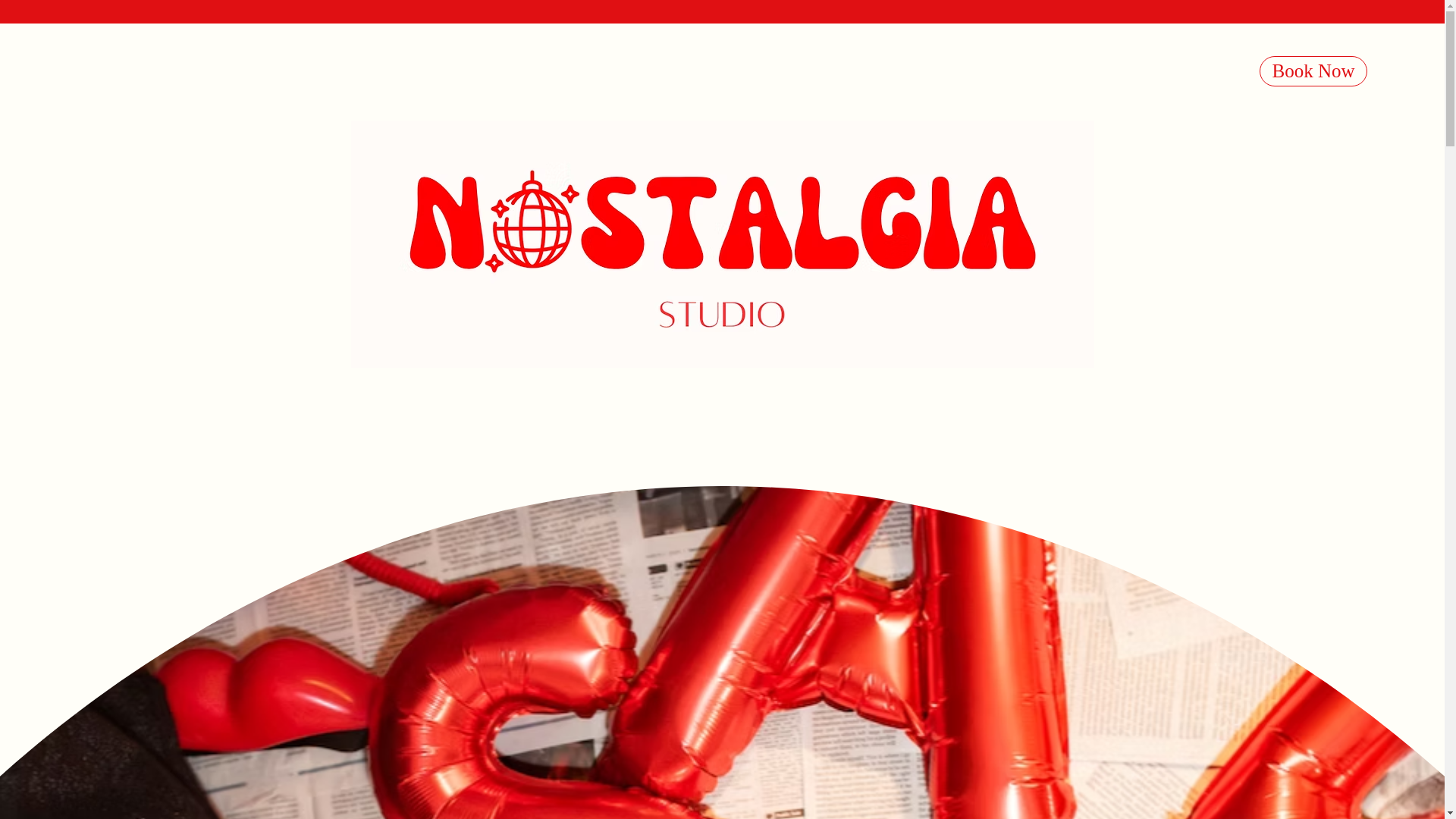 website screenshot of https://nostalgiastudiosavannah.com/