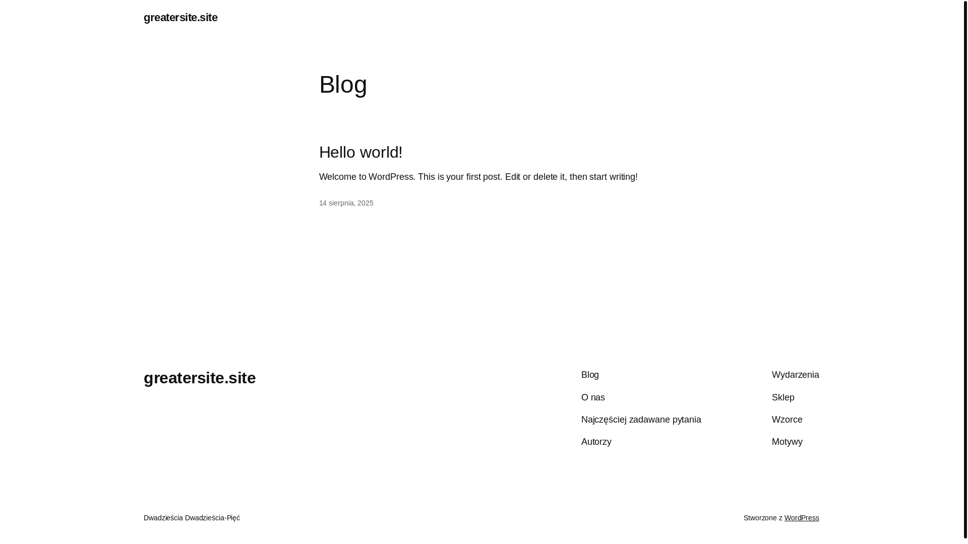 website screenshot of https://greatersite.site/