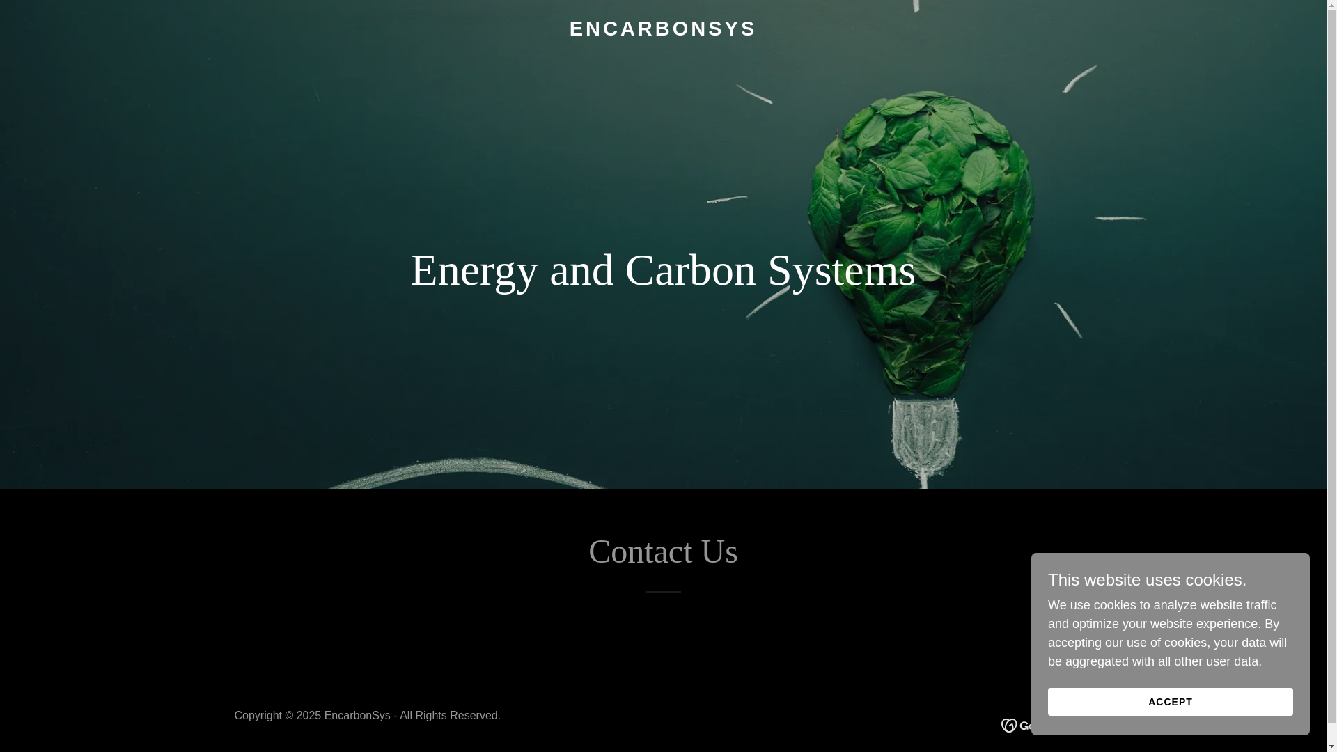 website screenshot of https://encarbonsys.com/