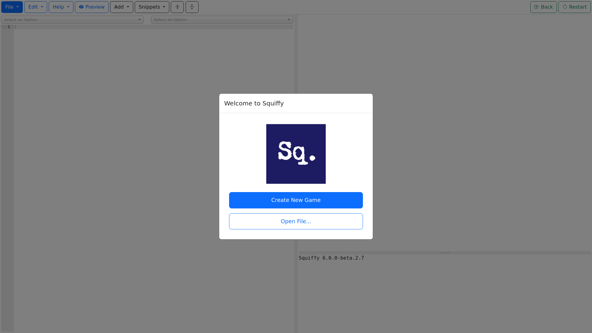 website screenshot of https://squiffy.pages.dev/