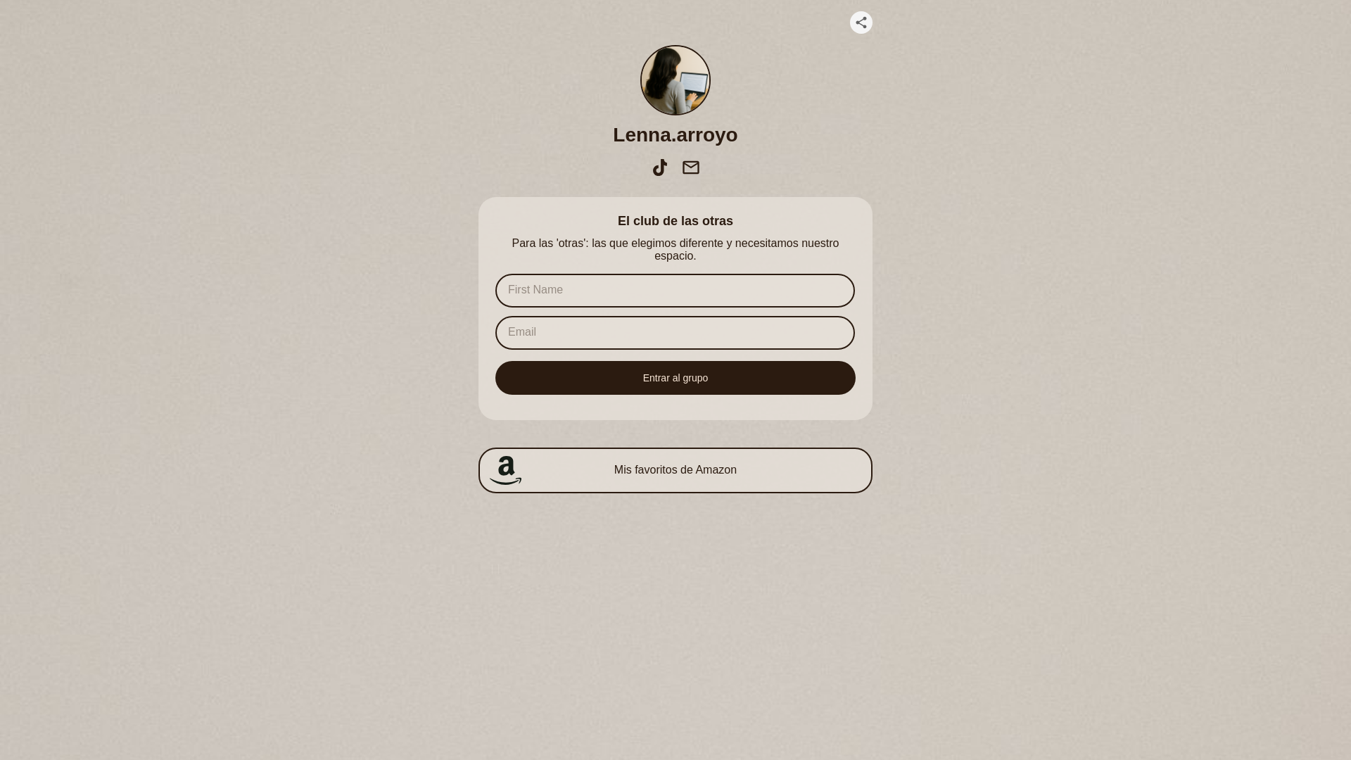 website screenshot of https://lennaarroyo.com/