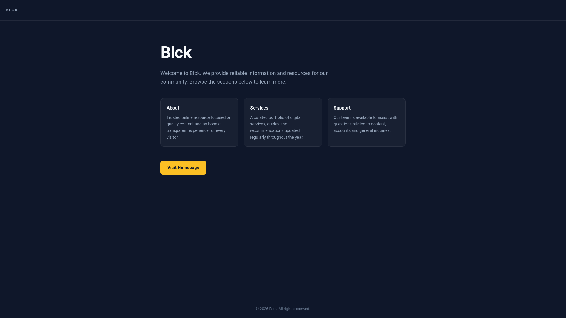 website screenshot of https://blck.bullcutverona.com