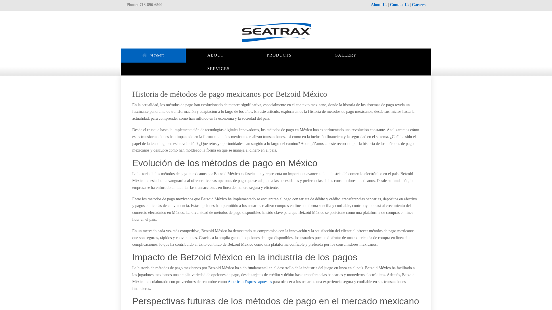 website screenshot of https://www.seatrax.com/historia-de-metodos-de.html