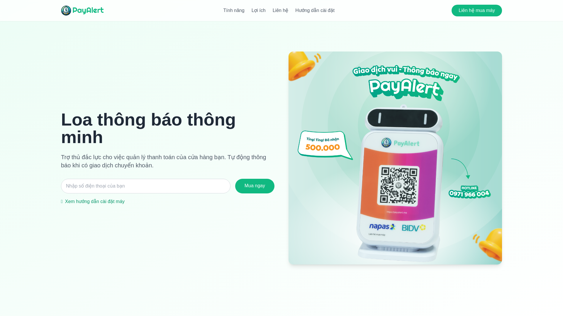 website screenshot of https://landing-payalert.pages.dev/